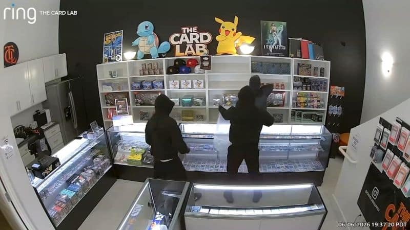 Komplotan Pencuri Gondol Kartu Pokémon Senilai Rp245 Juta Hanya dalam 39 Detik