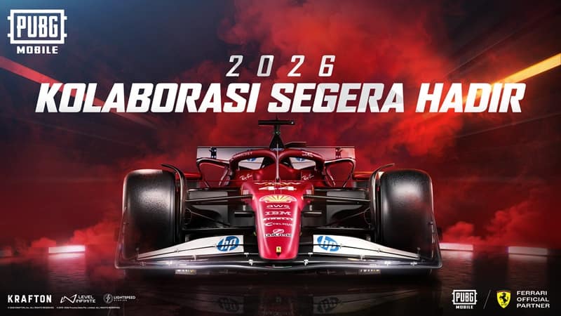 PUBG MOBILE Gandeng Ferrari, Kolaborasi Eksklusif Siap Hadir di 2026