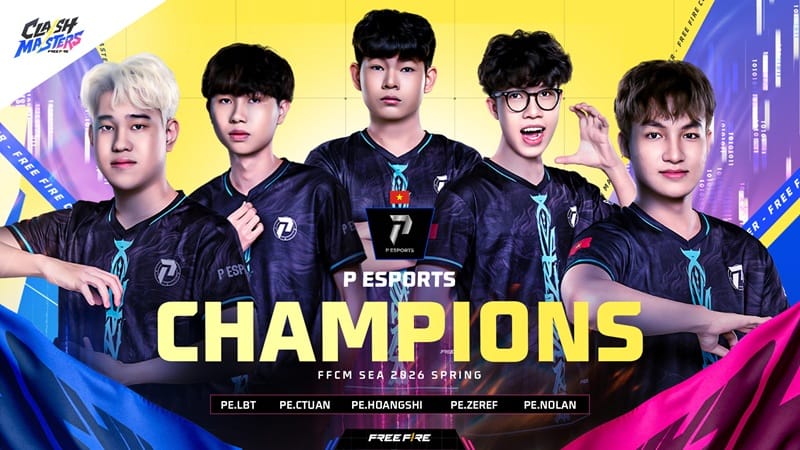 P Esports Juara FFCM SEA 2026 Spring, Sapu Bersih Team Falcons di Grand Final