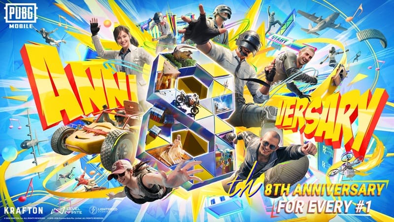 PUBG MOBILE Rayakan Anniversary ke-8, Hadirkan Event Global hingga Kolaborasi Besar