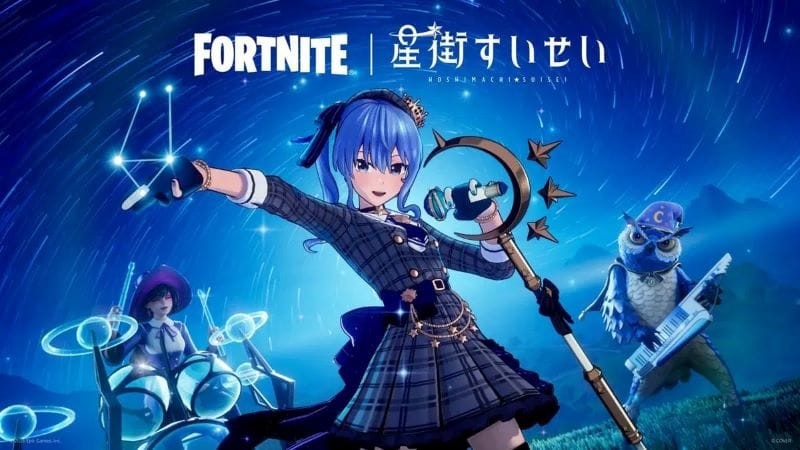 Cara Dapat Bundle Hoshimachi Suisei di Fortnite, Lengkap dengan Daftar Itemnya
