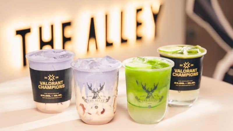 Valorant Kolaborasi dengan The Alley, Hadirkan Bubble Tea Edisi Sage dan Viper