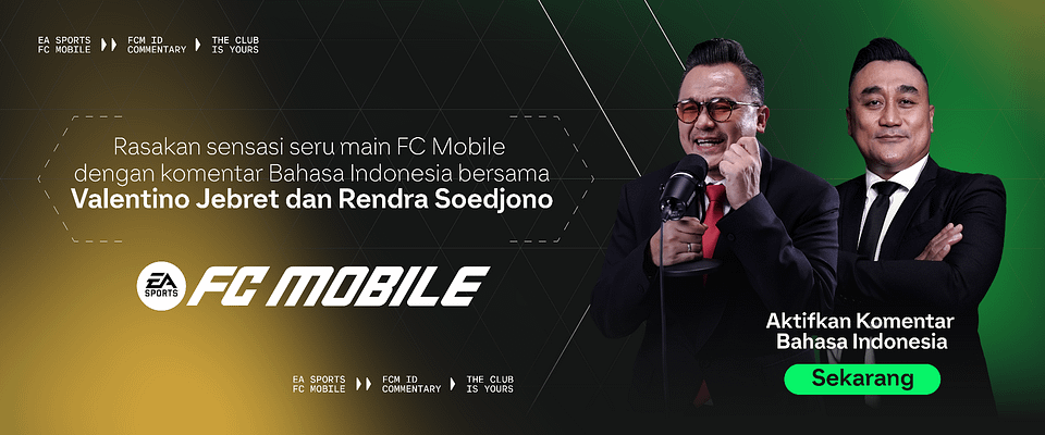 Akhirnya “Jebreeet” Menggema di HP! EA SPORTS FC Mobile Resmi Hadirkan Komentator Bahasa Indonesia